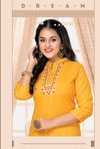 Crayons H Dot By Hirwa Straight With Embroidery Kurtis Wholesale Clothing Suppliers In India